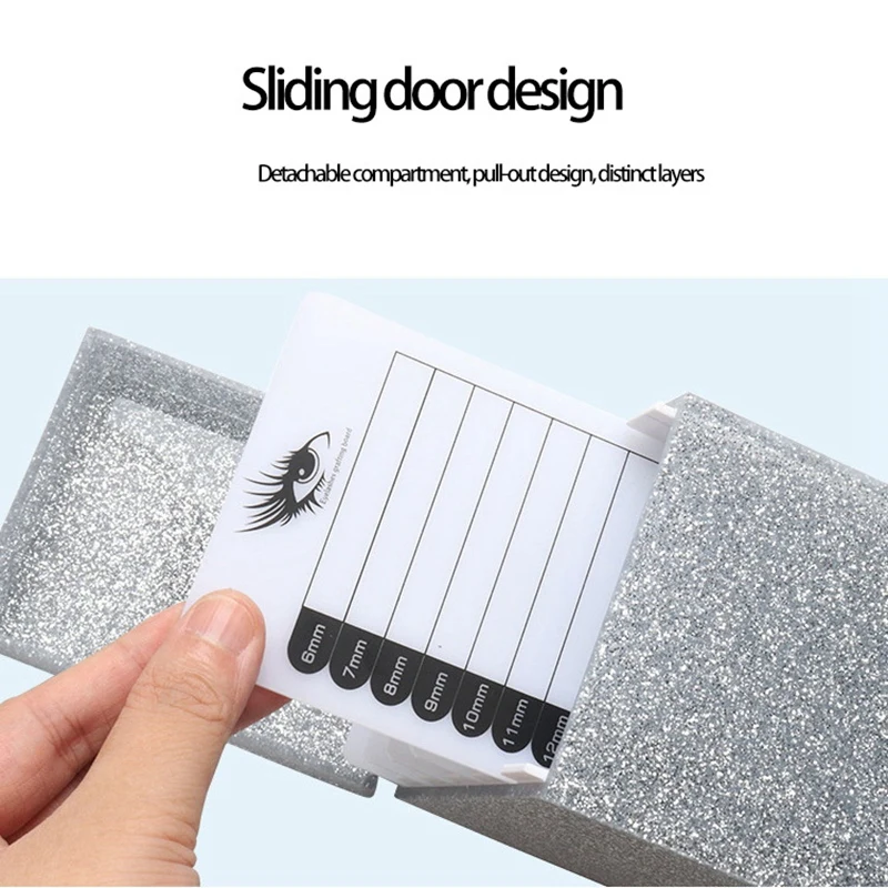 

5 Layers Eyelash Storage Box Makeup Organizer Eyelash Display Stand Grafting Eyelash Extension Tool