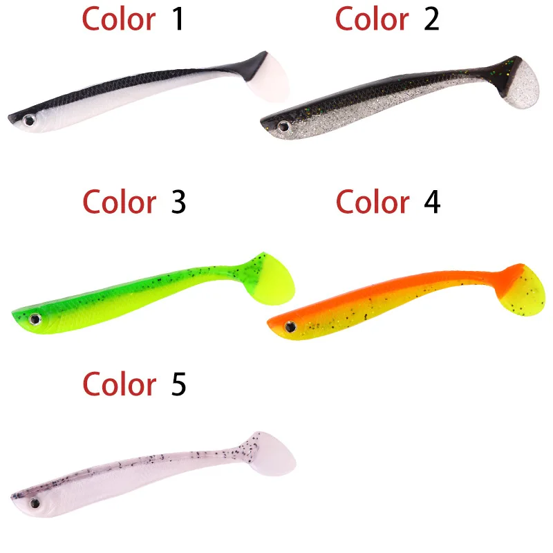 

4PCS/LOT Quality Lures Easy Shiner Shad 6.2g /105mm Pesca Fishing Soft Lures Silicone Bait Wobblers Leurre Souple
