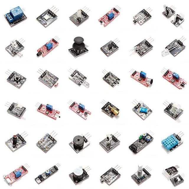 

Стартовый набор платы модуля датчика 37 в 1 для комплектов датчиков Arduino