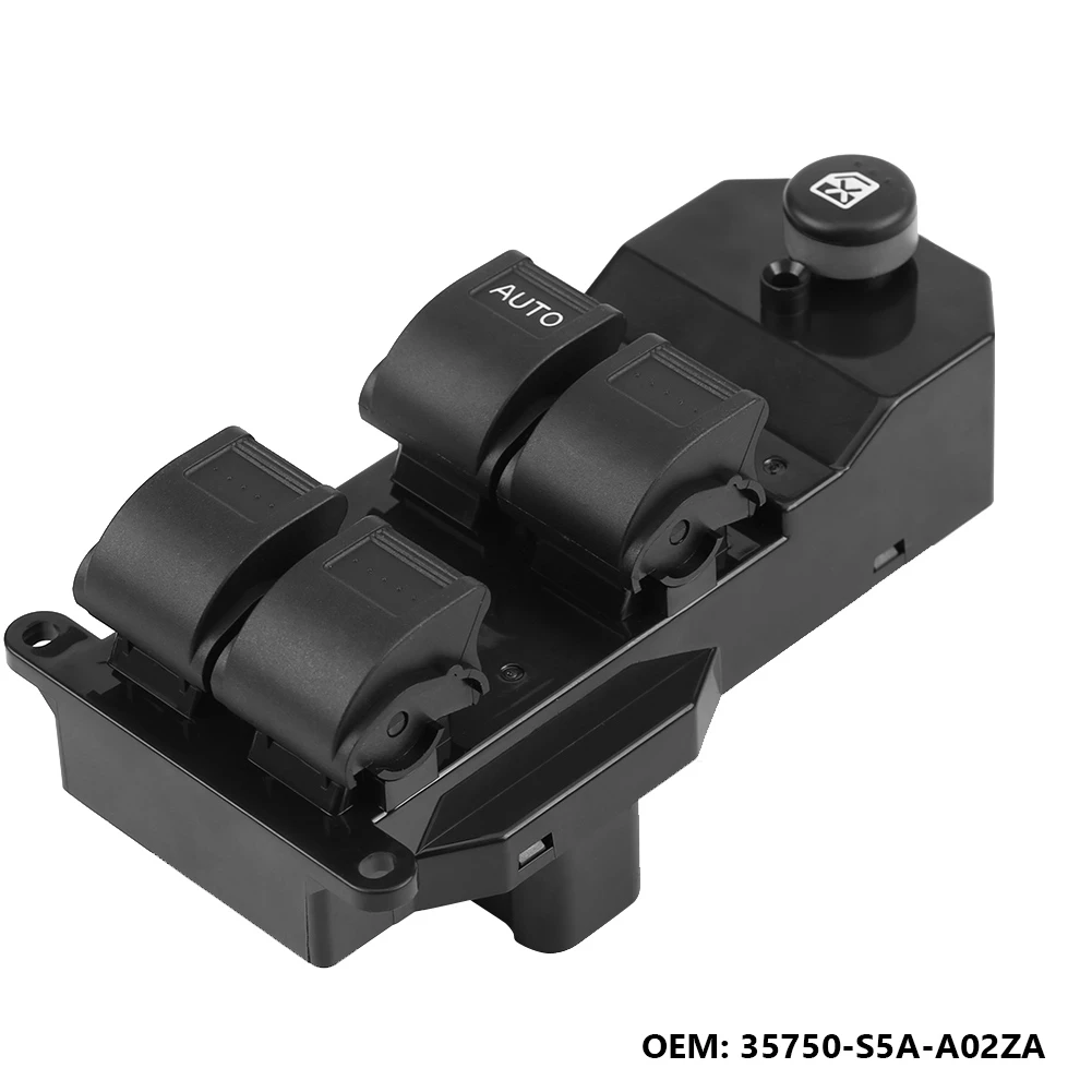 Электрический переключатель управления окном на боковой стороне автомобильного