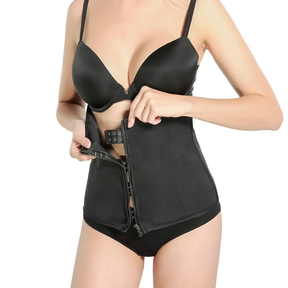 Женский неопреновый корсет на молнии с крючками | Женская одежда