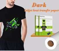 a4 dark light t shirt heat transfer paper for cotton fabric use inkjet printer iron on transfer paper for clothing