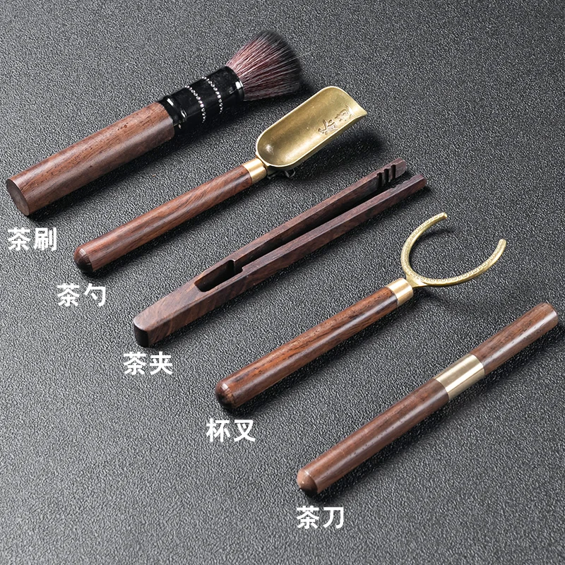 

Зажим для чая из массива дерева, чайный набор кунг-фу, зажим, деревянный пинцет, чайный инструмент, аксессуары, набор чайных принадлежностей