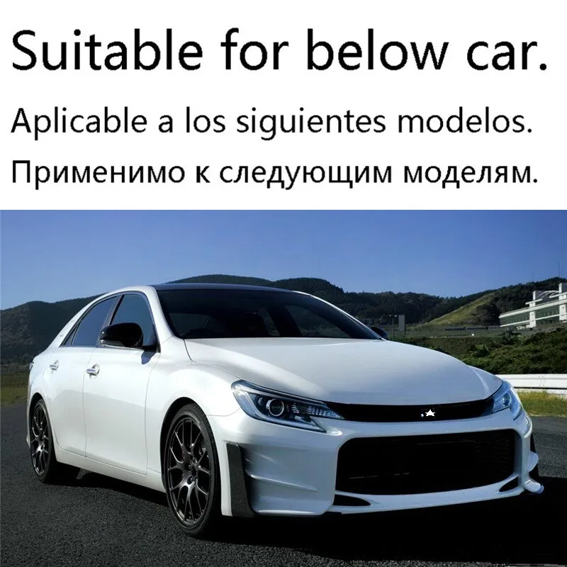 Авто стайлинг автомобилей Дневные светодиодные ходовые боковые поворотники автомобиля освещение фары Задние фары 14 15 16 для Toyota MARK X