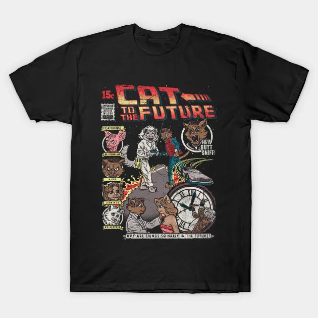 black 25 Официальный Back To The Future постер фильма футболка delorean Новые футболки Забавные футболки новые Забавные футболки унисекс Топы - Цвет: black 25