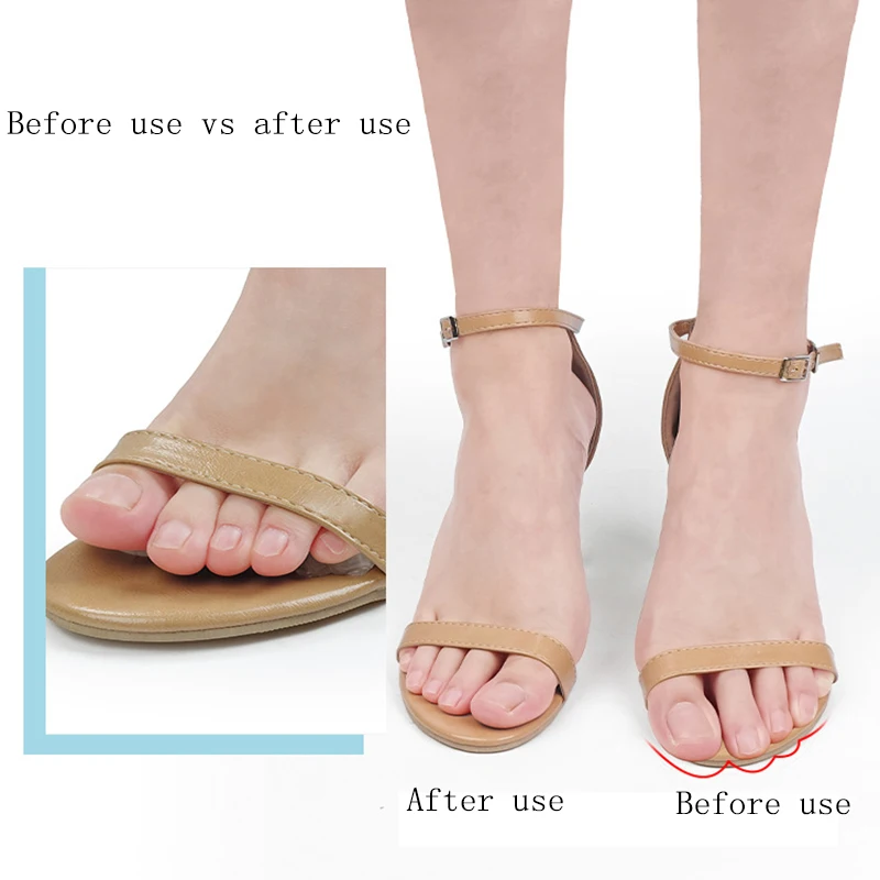 

2Pcs Non-Slip Insoles Sticker For High Heels Flip Flop Sandals Silicone Women Elegant Self-Adhesive Foot Patch Gel Forefoot Pad