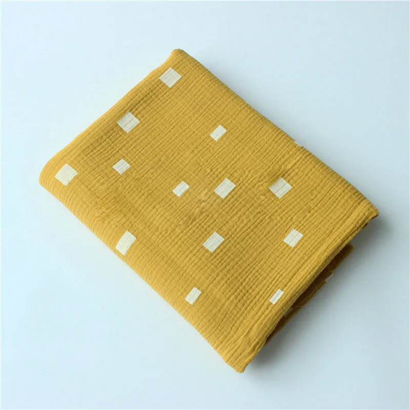 100% хлопок креп ткань чистый марлевая сделай сам стеганое шитье одежда для сна