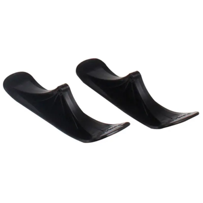 

2PCS 2 In 1 With Attachment Universal Practical Durable Replacement Ski Board Black Outdoor Scooter Parts Winter Sled