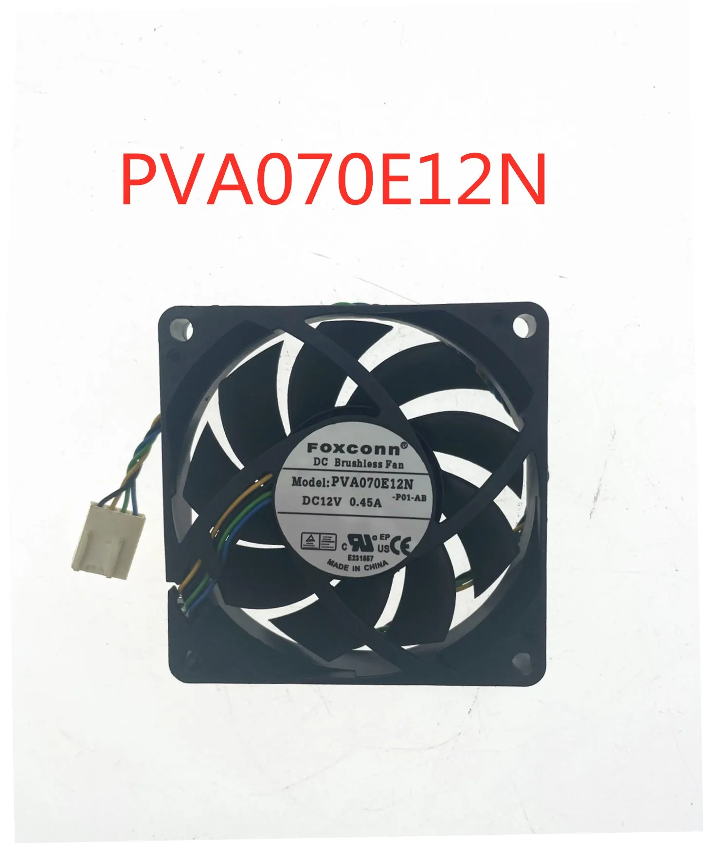Для Emacro для Foxconn PVA070E12N -P01-AB DC 12V 0.45A 70x70x15 мм вентилятор охлаждения сервера |