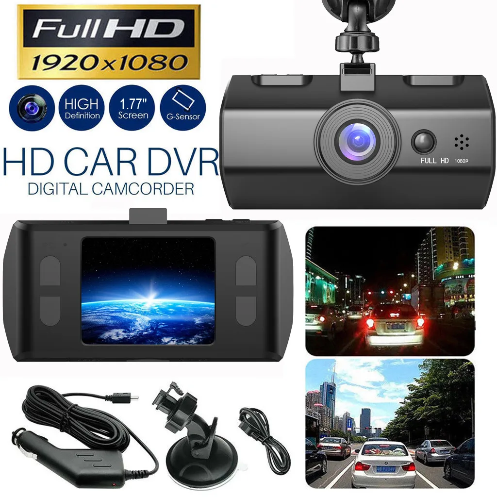 Full HD 1080P DVR автомобильная камера видеорегистратор с ночным видением 1 7 дюйма