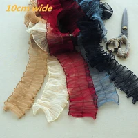 low price trend center pleated ruffled lace fabric diy children baby clothes leader mouth cake skirt border sewing decoration