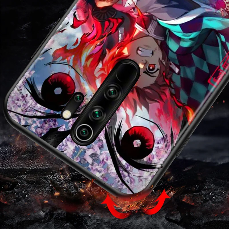 

Hot Anime Demon Slayer Kimetsu No Yaiba For Xiaomi Redmi 9A 9C 9 Prime GO 8A 8 7A 7 S2 6A 6 5 Pro Plus Black Phone Case