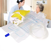 durable male female urination catheter bag reusable urinal holder collector for urinary incontinence bedridden patients