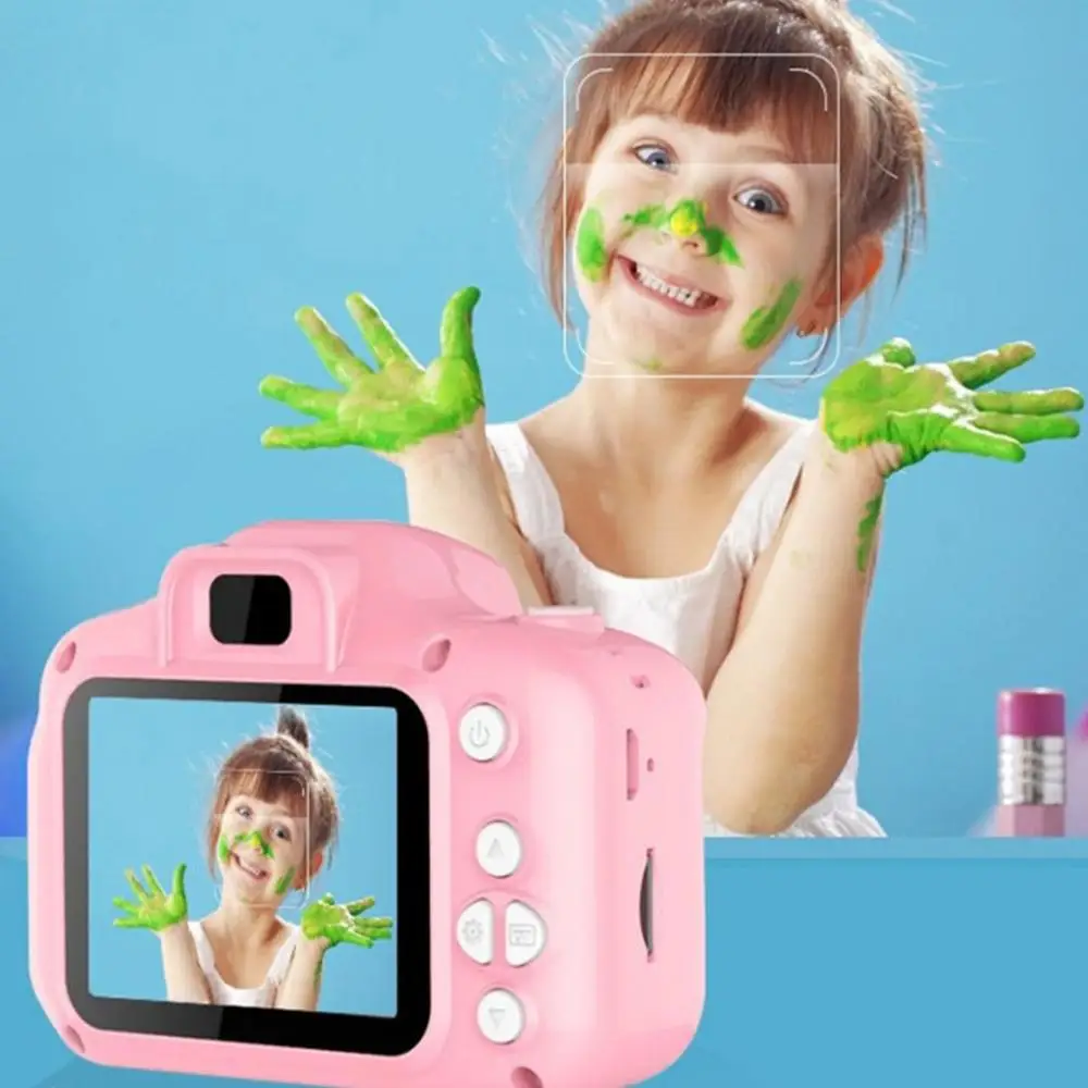 

Children Camera Toy Mini Digital Camera Waterproof Screen Video 8 Million Pixel 32G Cartoon Cute Camera Outdoor Photography Gift