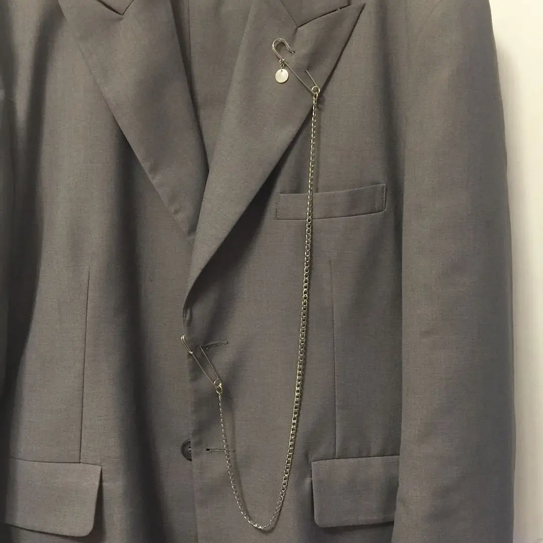 

Cool Brooch Retro Cross Chain Pin Hip-hop Simple Men and Women Tide Jewelry Clothes Bag Decorations Accessories