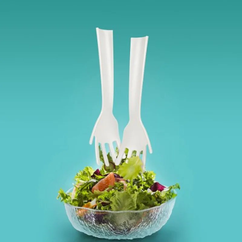 

Serving Spoons Rice Scoop Salad Mixing Spoon Larg Kitchen Spoon Fork Short Handle Cutlery Set Cooking Utensils Salad Tongs