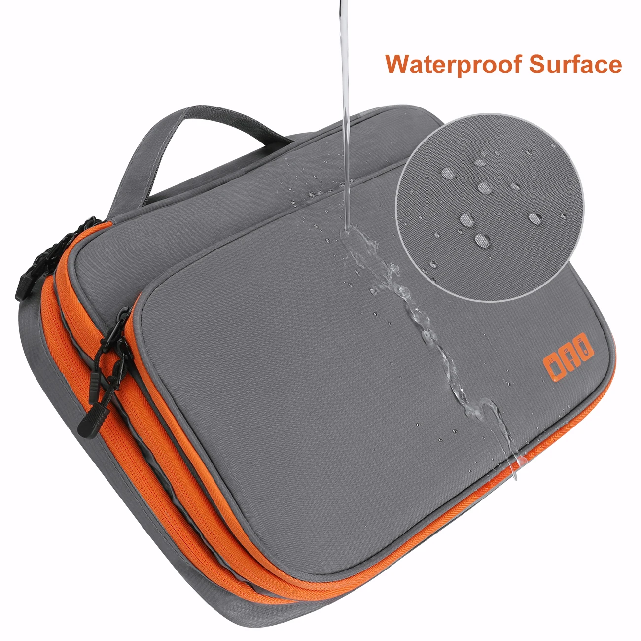 travel cable organizer bag 3 layer large capacity electronics accessories bag for cables sd cardchargers power bank tablet free global shipping