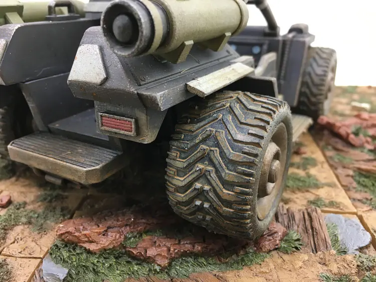 1/25 JOYTOY mecha RHINOCEROS Скаут автомобиль и UNSC девятый Легион солдат фигурка