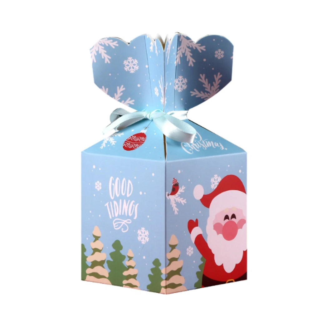 

Christmas Decoration Lovely Cartoon Gift Fruit Candy Box For Wedding Xmas Celebration Party Gift Box