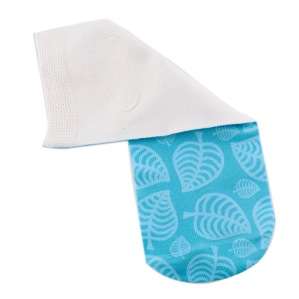 

DZ2201 Game Animal leaves Print Cute Socks Woman Men Cute Design Painting Harajuku Skateboard Female Happy Sock