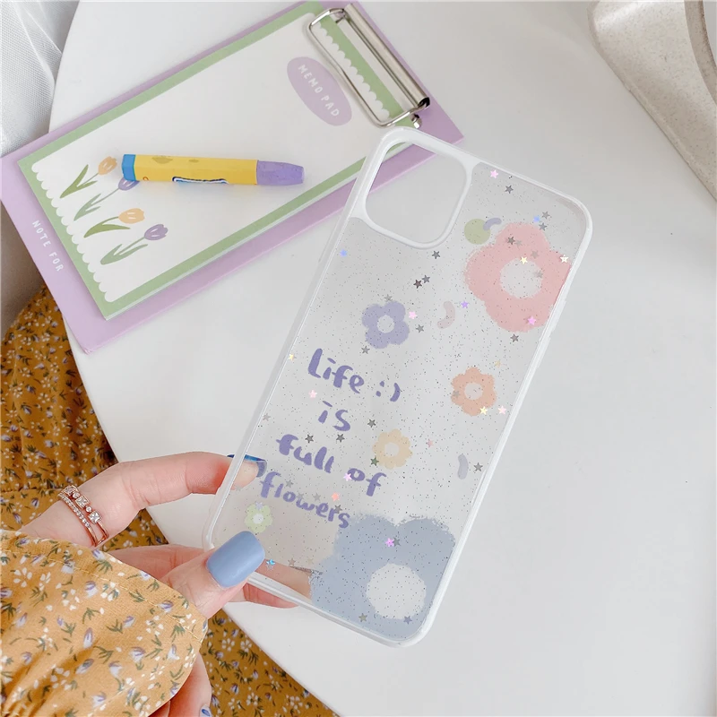 Роскошный блестящий прозрачный чехол для iphone 11 Pro Xs Max SE 2 2020 Чехол 7 8 plus X XR задняя