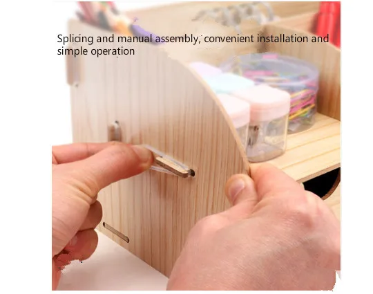 1 шт. милые ручки держатель многофункциональный хранения деревянные держатели