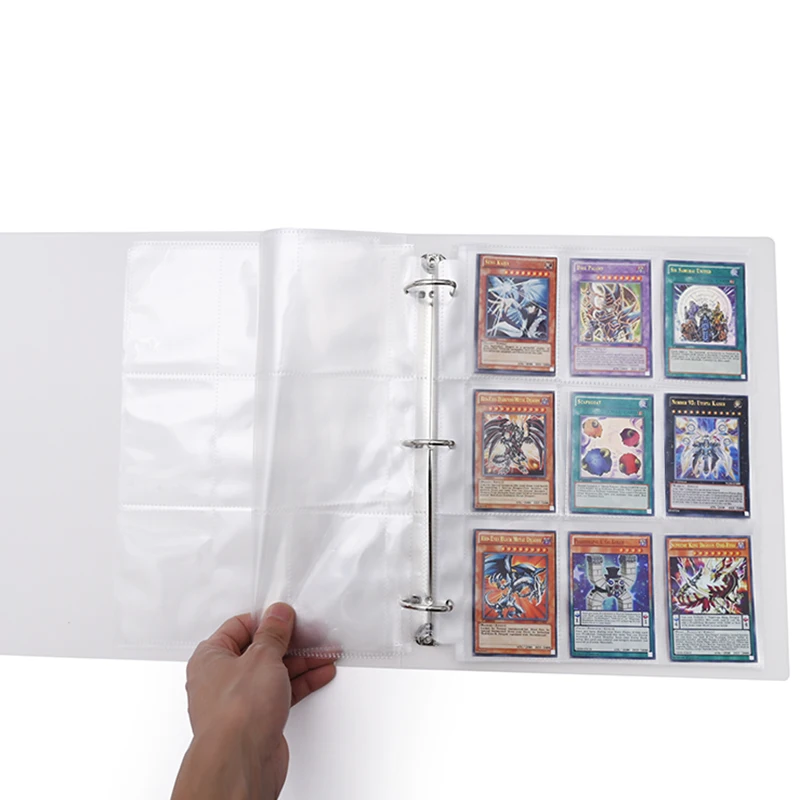 Soporte para tarjetas, &aacute;lbum con 40 p&aacute;ginas para tarjetas de juego de mesa de 6,7x9,2 cm, funda para libro-3