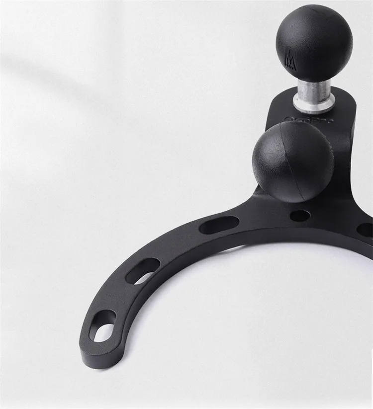 motorcycle fuel tank cap mobile phone bracket fixed accessories large horseshoe ball head sports car racing mobile phone holder free global shipping