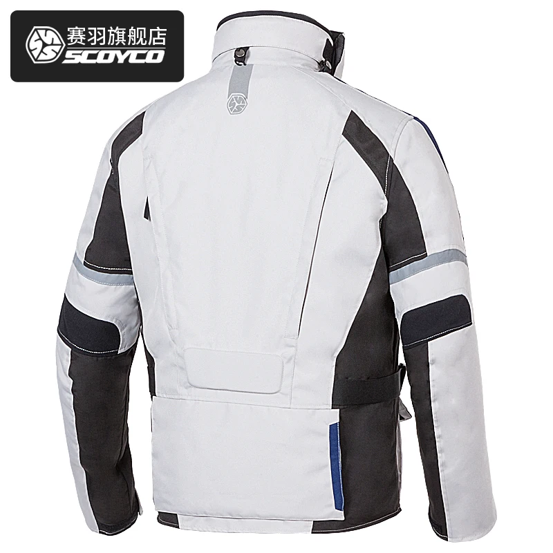 Мотоциклетная куртка SCOYCO 21 Мужская водонепроницаемая ветрозащитная одежда для