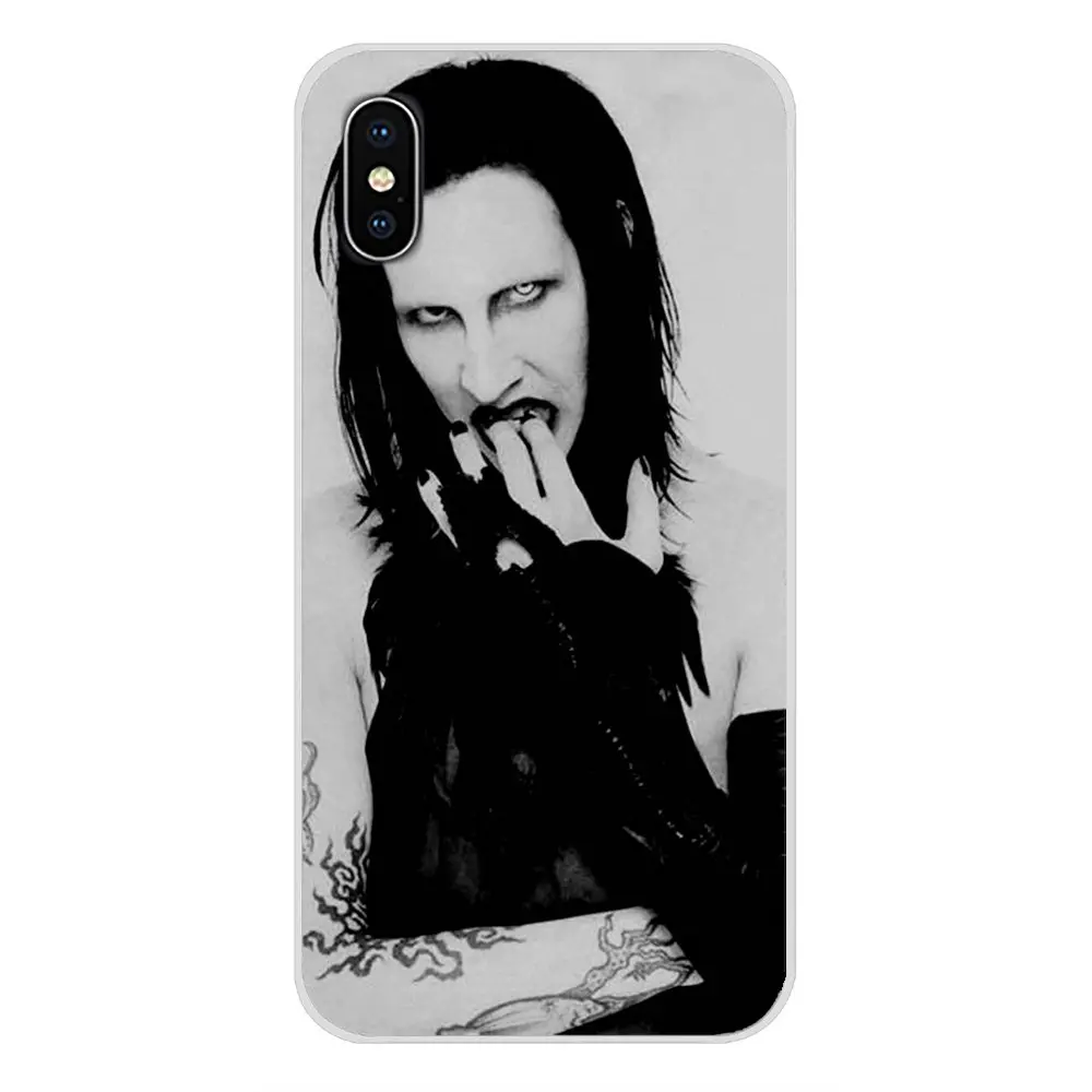 Аксессуары Marilyn Manson чехлы для телефонов Samsung Galaxy S2 S3 S4 S5 Mini S6 S7 Edge S8 S9 S10E Lite Plus |