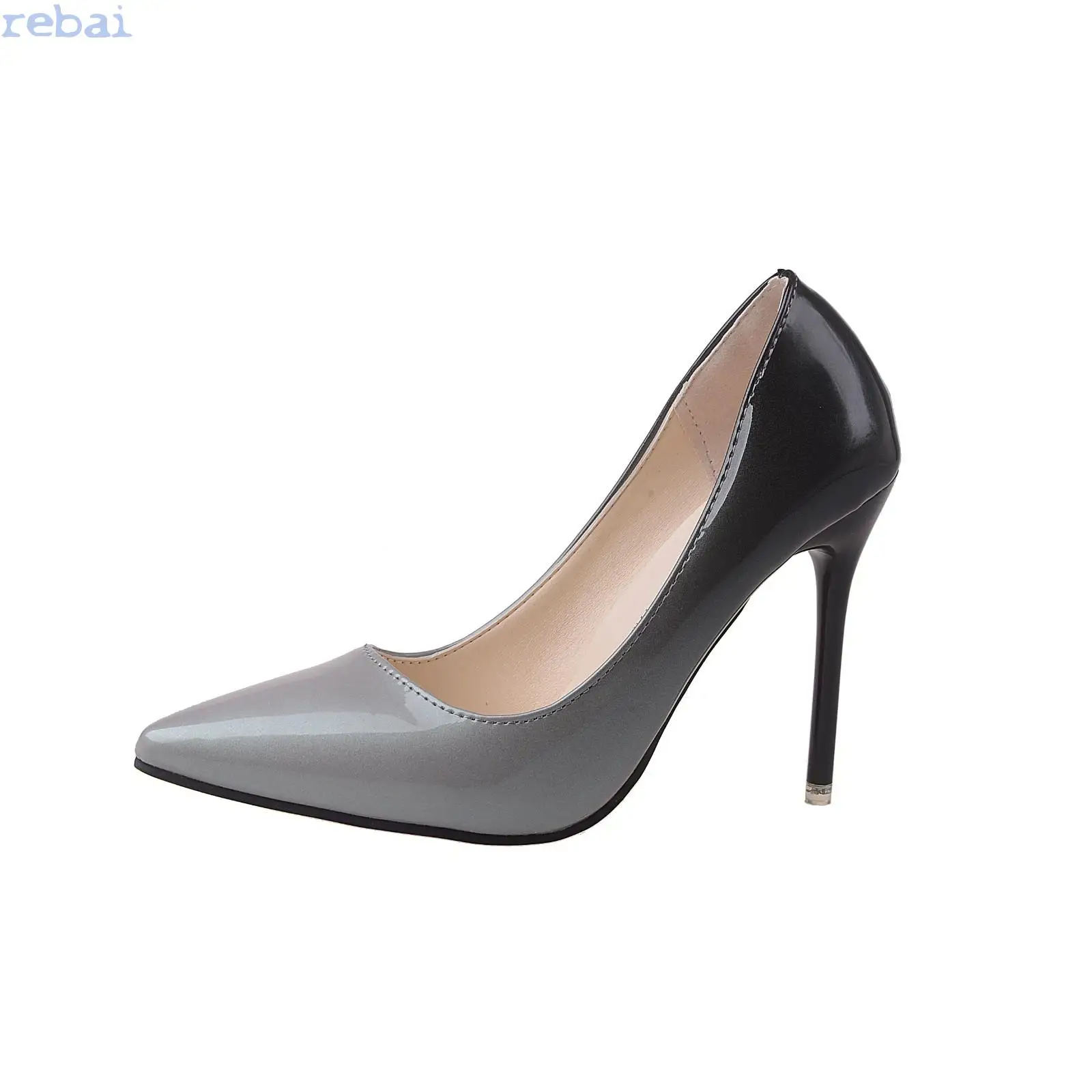 

Shoes Woman High Heels Pumps Tacones Pointed Toe Stilettos Talon Femme Sexy Ladies Wedding Shoes Black Heels Big Size