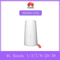 unlocked huawei b528 used b528s 23a with antenna 300mbs 4g lte cpe cube wireless router 4g wifi router cat 6 4g hotspot pk e5180
