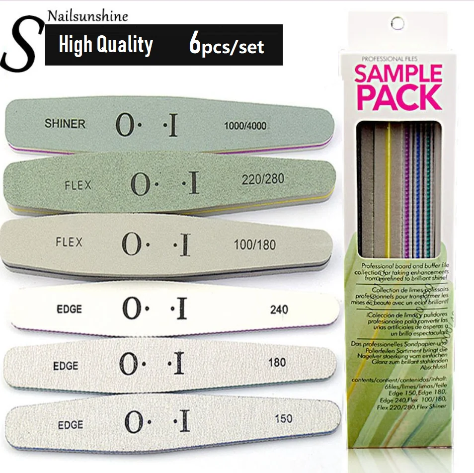 Новые профессиональные инструменты для маникюра губка ногтей полировальная