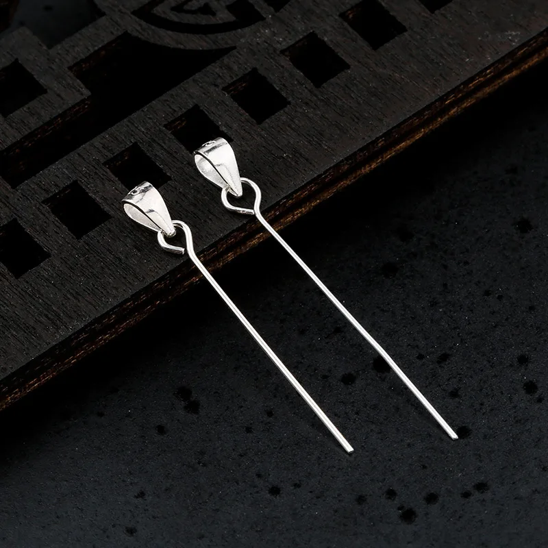 Фотообои серебряные с длинным штифтом 25 мм 35 Подвески ручной работы фотообои DIY