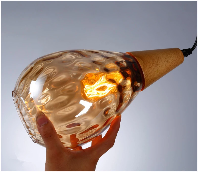 Современный Креативный Европейский стеклянный подвесной светильник E27 с 3