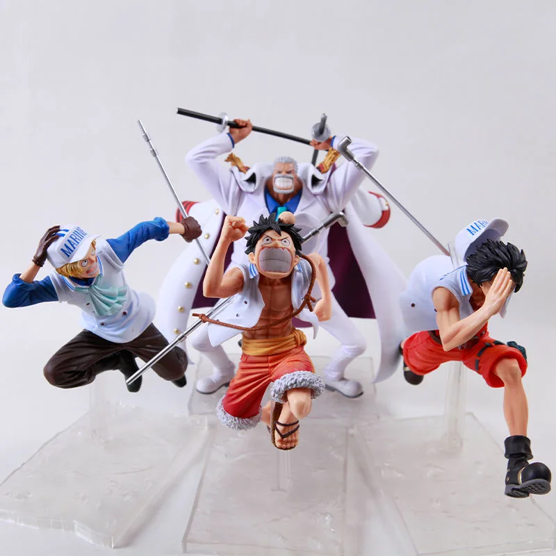 Оригинальная экшн-фигурка банпресс из аниме One Piece Обезьяна D Луффи Гарп Эйс