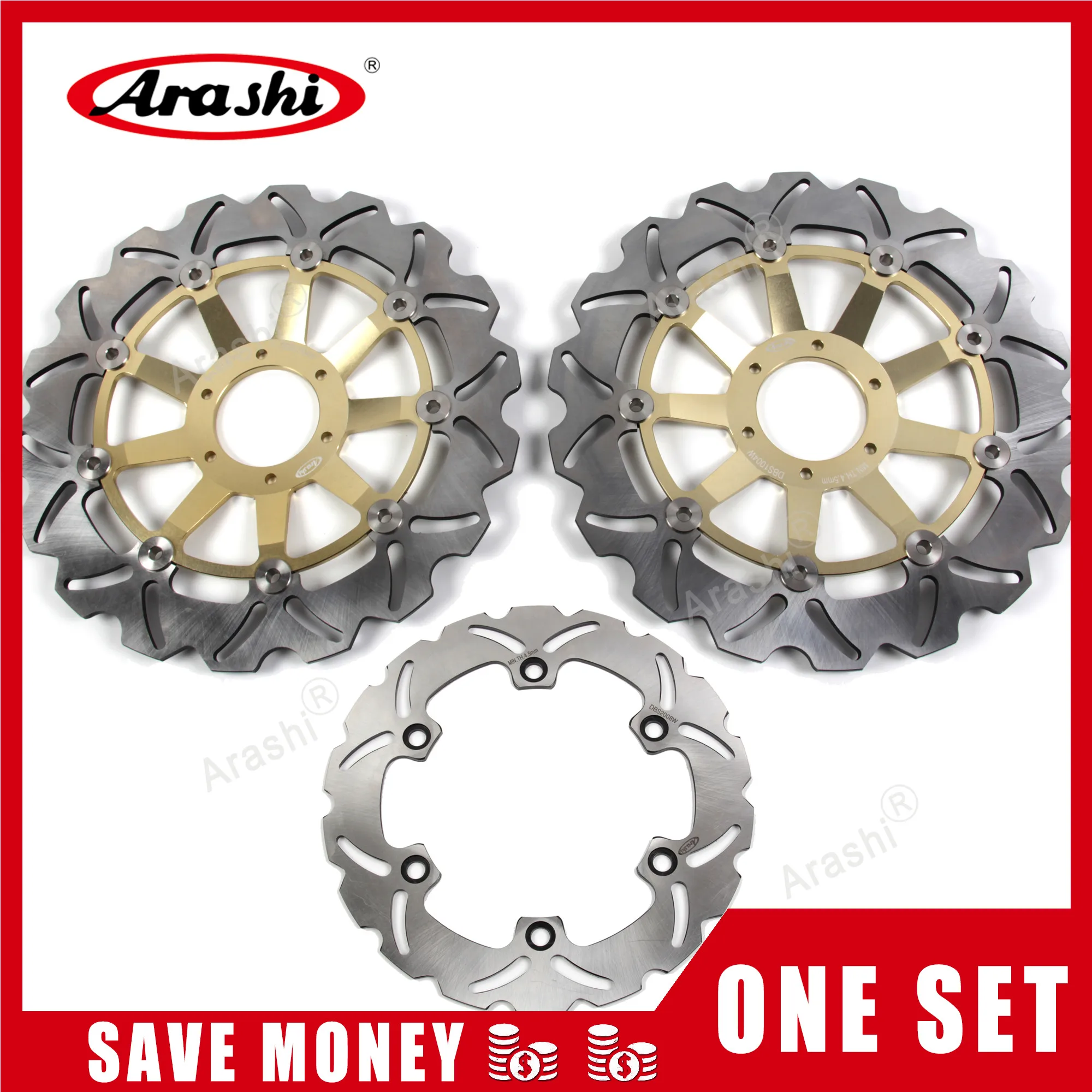 Arashi 1 комплект для HONDA XLV VARADERO ABS аксессуар 1000 2004 2011 CNC плавающие передние тормозные