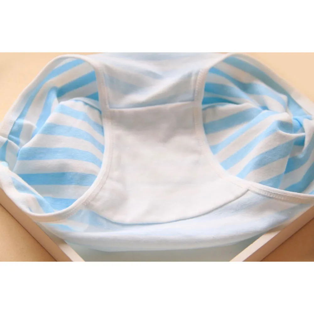 Нижнее белье летние трусы в мелкую полоску с бантом нижнее для женщин|Женские