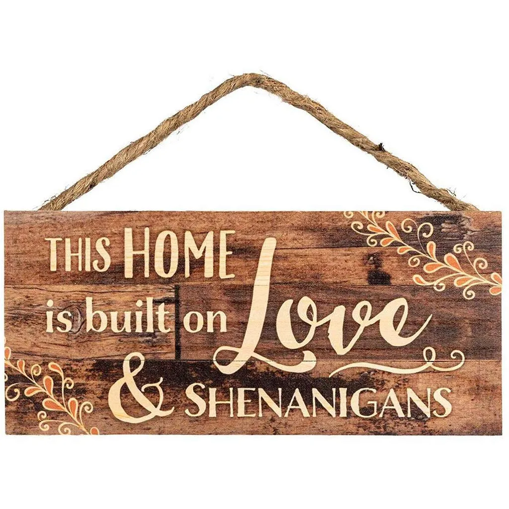 Рождественская деревянная подвеска с буквенным принтом подвесные бирки