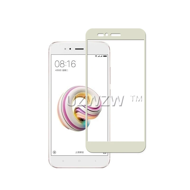 2 шт. для Xiaomi Mi A1 стекло полное покрытие закаленное Защита экрана твердость 9H