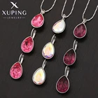 Xuping ювелирные изделия популярный новый дизайн кристалл ювелирный набор с ожерелье и серьги для женщин девушки подарок