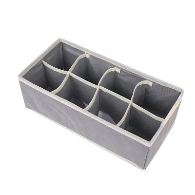 Multi-size Bra Underwear Organizer For Line Foldable Home Storage Box Non-woven Wardrobe Drawer Closet Organizer For Scarf Socks