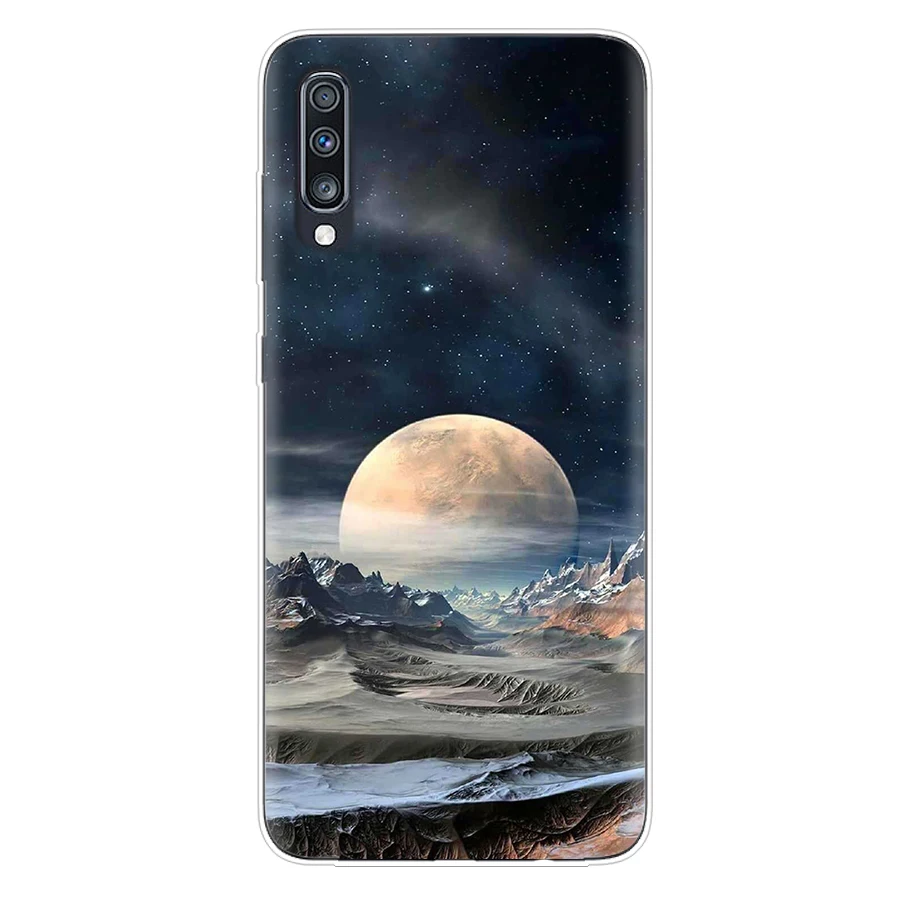 Чехол Moon Moonlight для Samsung чехол телефона S21 FE S20U A50 A70 A51 A71 A10 A20E A20S A30 A40 оболочка S10Plus A6 A7
