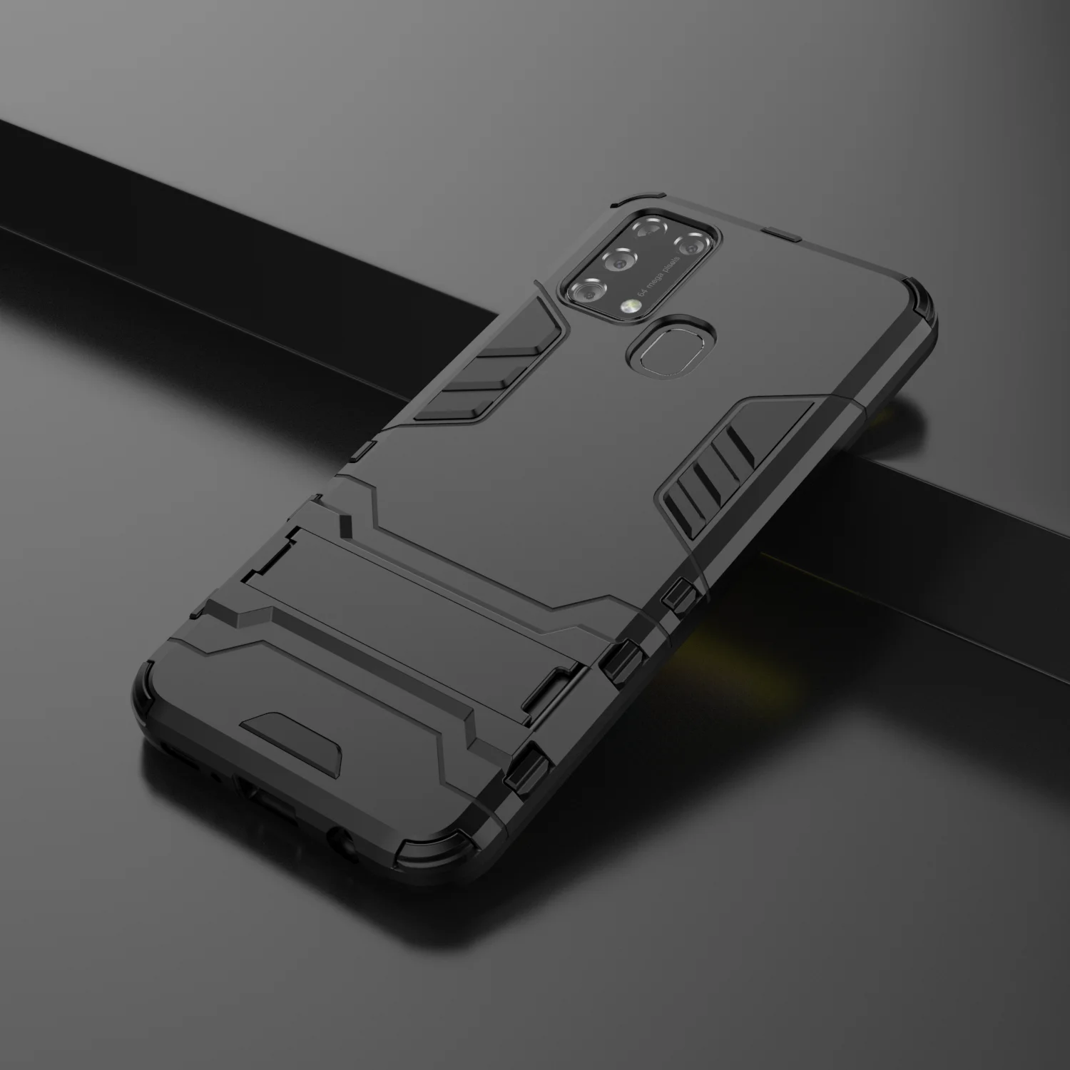 OUDINI противоударный чехол-накладка с подставкой для Samsung Galaxy M31 M21 | Мобильные