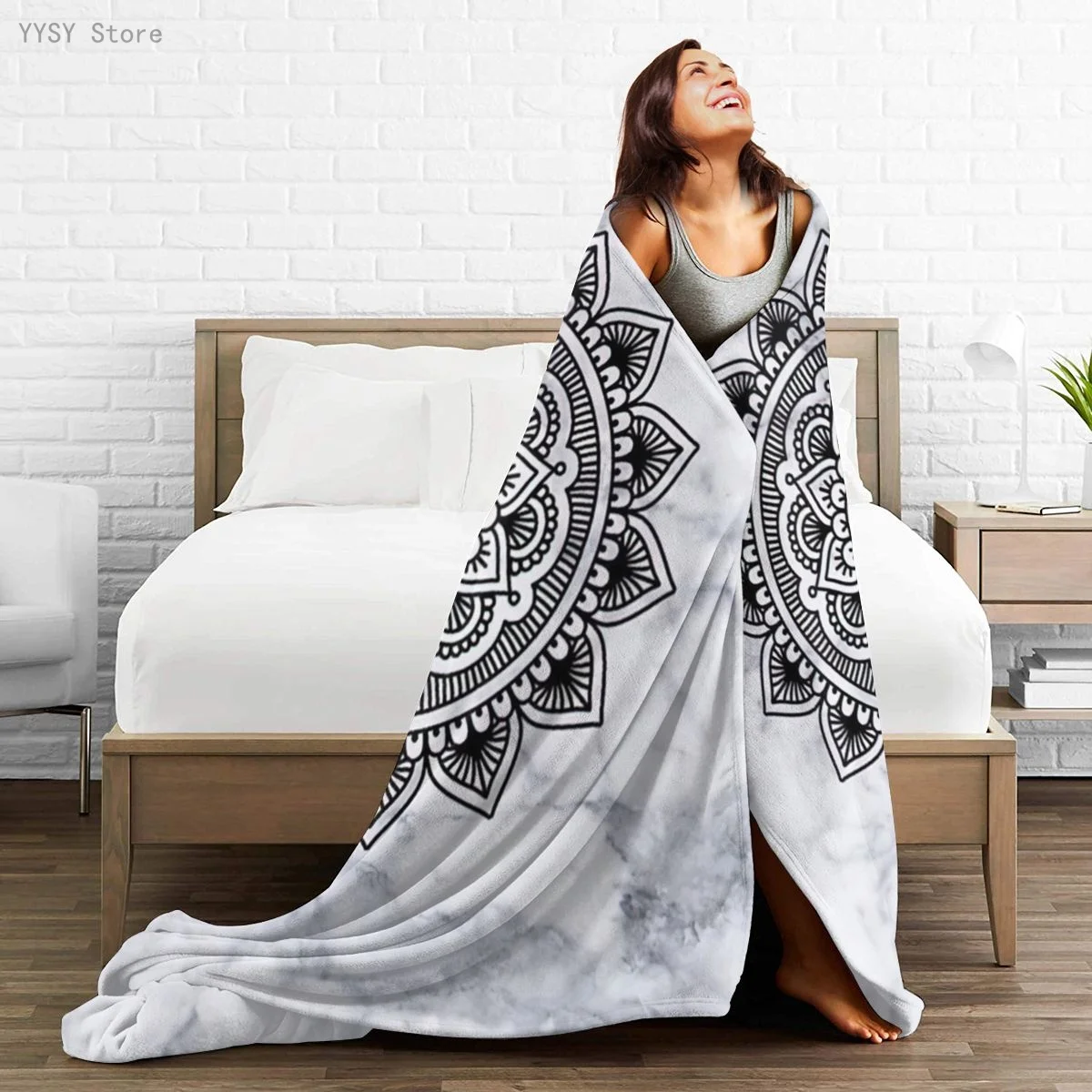

Mandala (10) Anime printed Ultra-Soft Micro Fleece Blanket flannel throw Sherpa bedspread bedding sofa