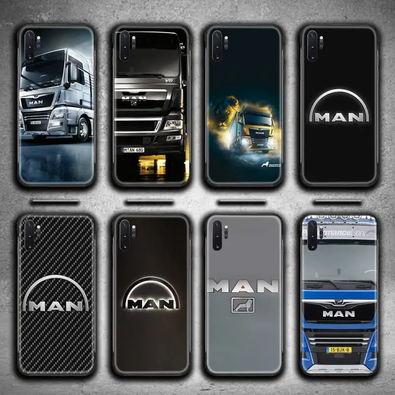 

man trucks Phone Case For Samsung Galaxy Note20 ultra 7 8 9 10 Plus lite J7 J8 Plus 2018 Prime M21