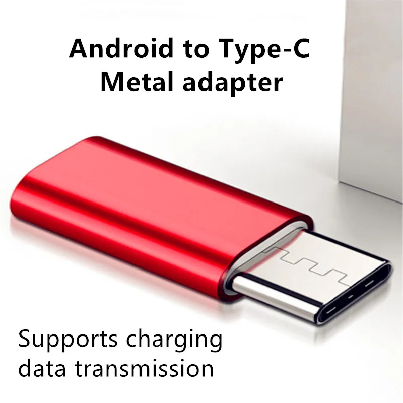 USB адаптер C к Micro OTG кабель Type конвертер для Macbook Samsung Galaxy s8 s9 Huawei p20 pro p10 | Мобильные