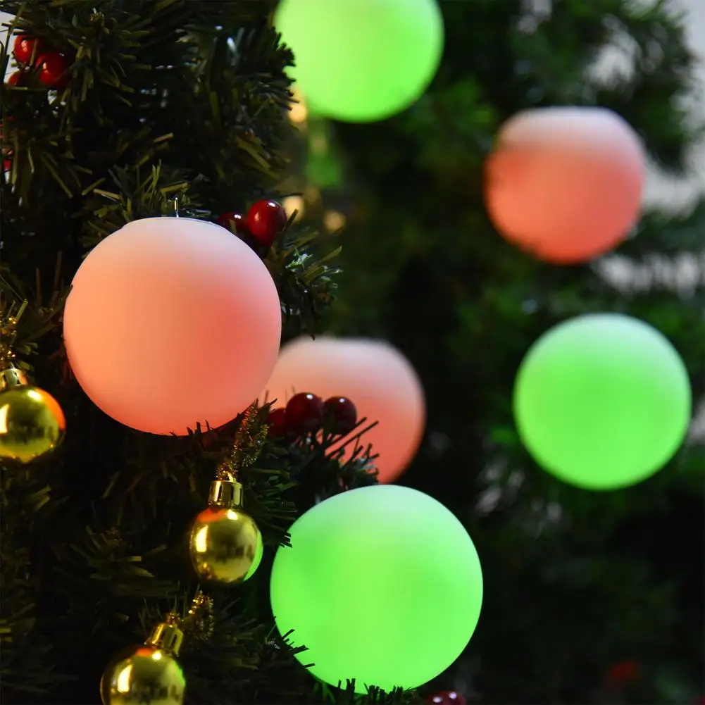 

IP67 Waterproof Led Floating Pool Light Ball 16 colors Decorative Christmas Lantern with RF Remote Control for Swimming Pool