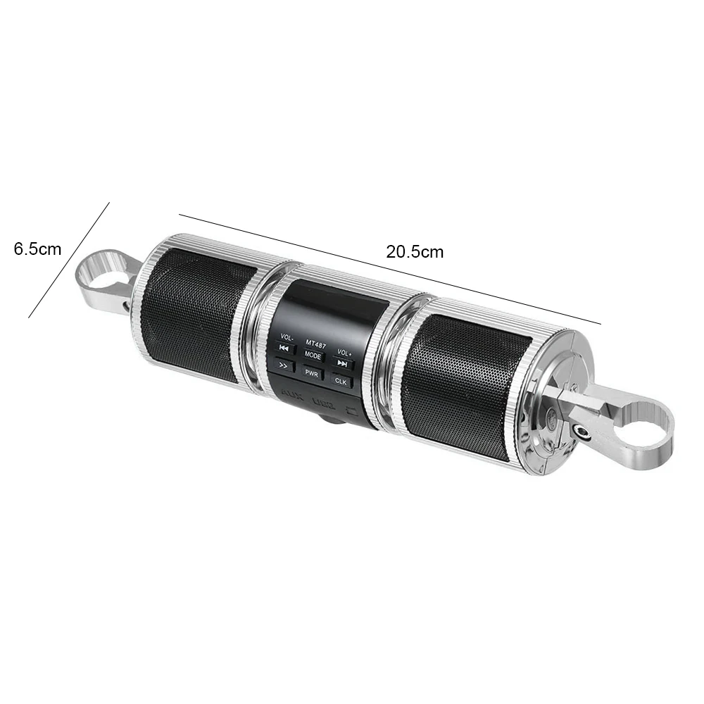 12V Motorcycle MP3 Music Player BT Speaker FM Radio Waterproof Adjustable Bracket Stereo Audio |