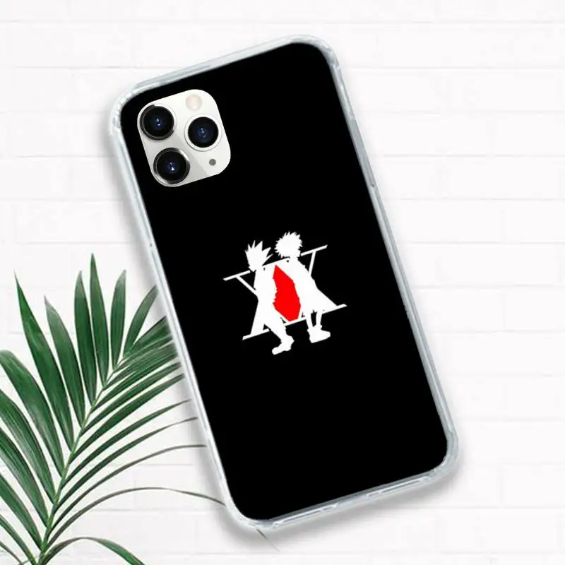 

HUNTERHUNTER Killua Japan anime Phone Case for iPhone 11 12 pro XS MAX 8 7 6 6S Plus X 5S SE 2020 XR Luxury shell funda coque